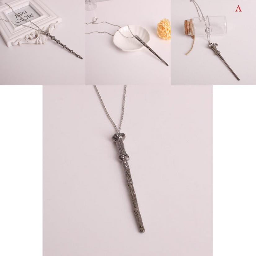 Magic Wand Pendant Necklace For Men And Women Stunning Alloy Fashion Jewelry