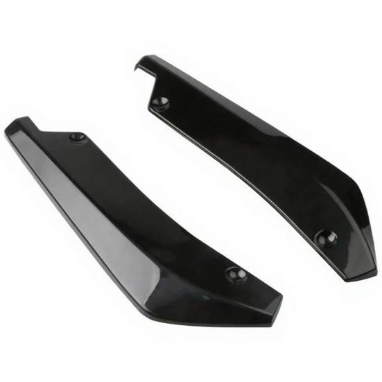 Universal Rear Bumper Lip Spoiler ABS Carbon Fiber Style Diffuser Easy Installation