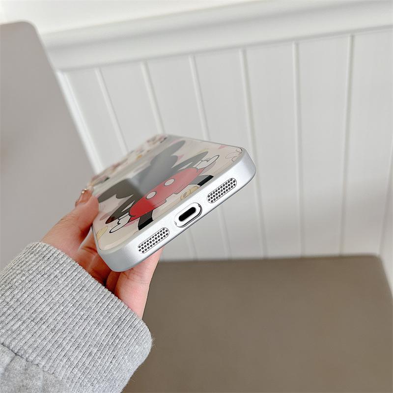 Cute Cartoon Mickey iPhone Case for 17, 16 Pro Max, 15, 14 (Back View, New Model)