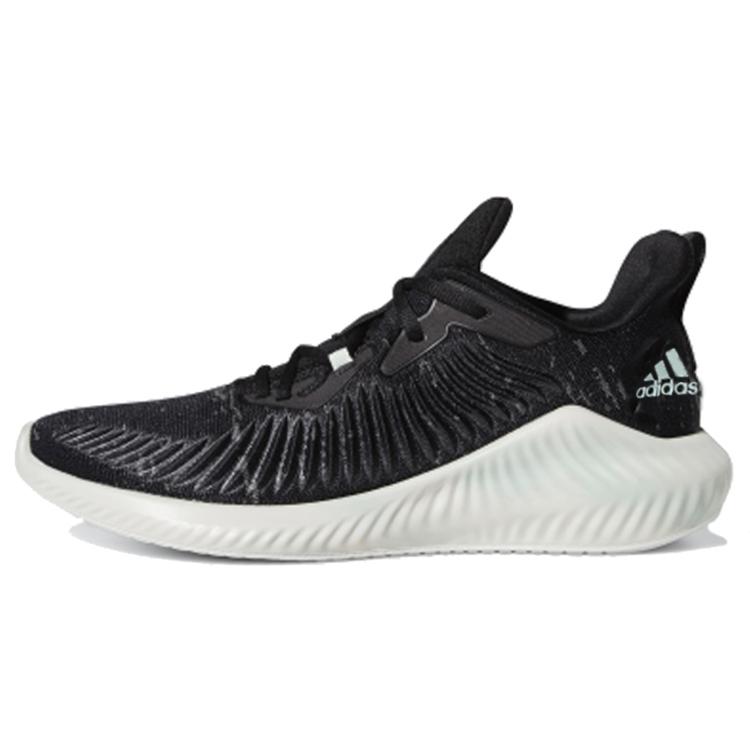 New Adidas Alphabounce Run Parley M Core Black Linen Green G28372