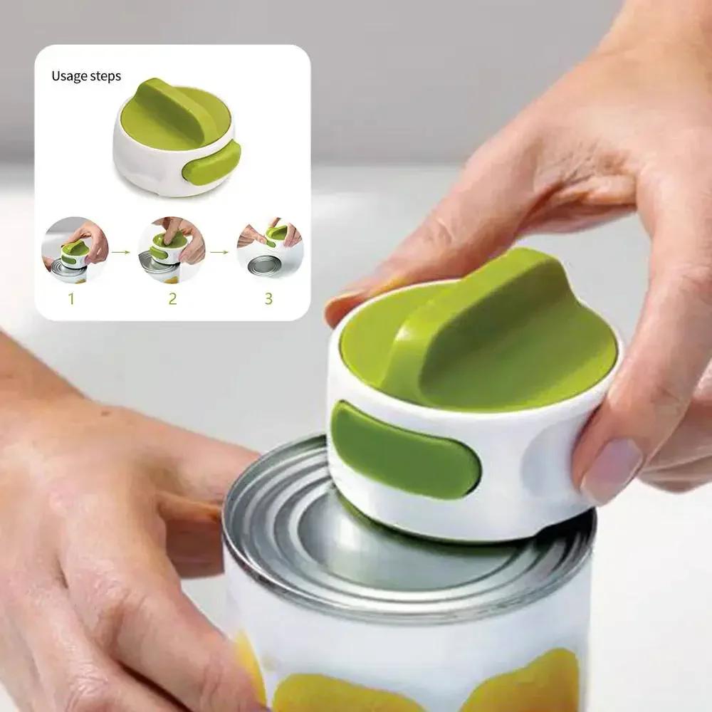 Portable Manual Can Openers Kitchen Gadgets Kitchen Accessories Adjustable Anti Slip Easy Twist Open Jar Bottle Home Use Openers