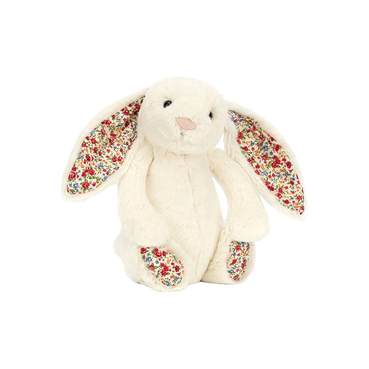 

JELLYCAT Bonnie Rabbit series flower cream rabbit soothing doll plush doll 13cm/18cm/31cm/36cm/51cm high 18 cm-Box Not Included