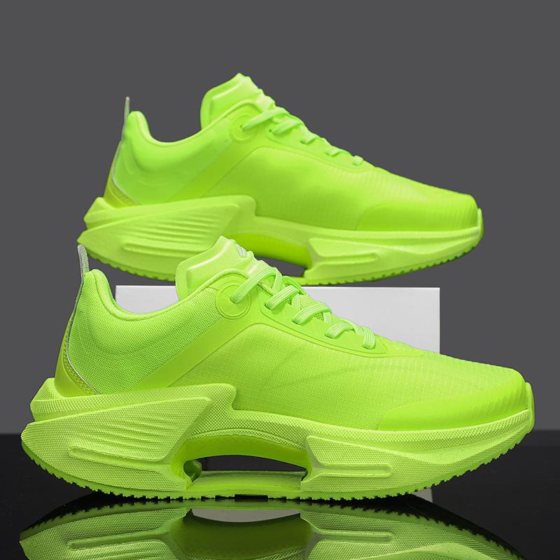 Jueying 3 Running Shoes Men's Real Popcorn Children's Carbon Board Running Shoes Super Lightweight Shock Absorption Rebound Sports Shoes Women's Shoes