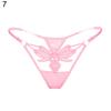 Mutandine slip a vita bassa con perizoma sexy in pizzo a forma di farfalla da donna