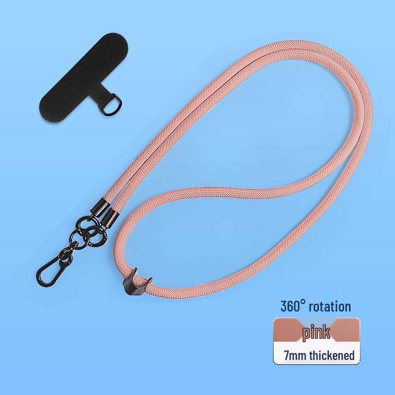Ultra-Thin Transparent TPU Phone Case with Lanyard Clip and Anti-Lost Patch