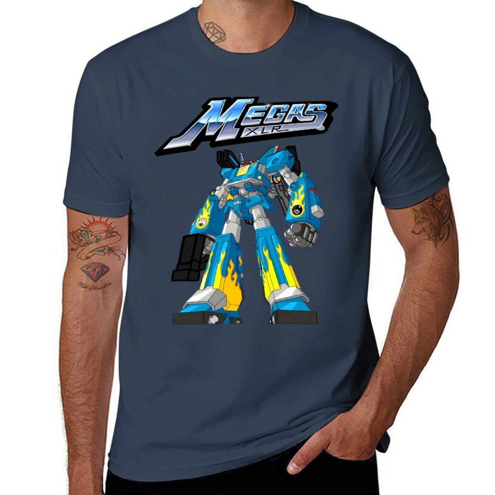 Megas XLR TShirt Casual Soft Cotton Short Sleeve Tee S