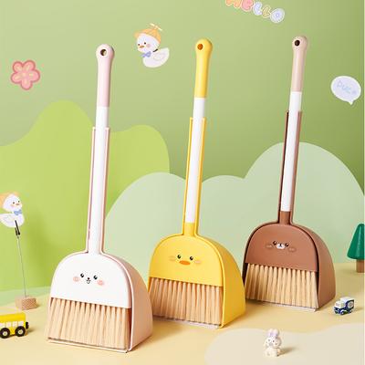 Kinder Besen und Kehrschaufel Set Zweiteiliges Set Babyspezifischer Kindergarten Besen und Kehrschaufel Kombination Puzzle Spielzeug