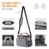 Lifewit Cooler Soft Insulated Lunch 9L Can Be Carried by Hand or Over the Gray Box, Small, Lightweight, Cooler, Bag, Capacity, Shoulder, Triple-Layer