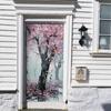 3D Geometric Door Stickers Mural Art Decor Peel and Stick for Bedroom Bathroom Yard Dinosaur Scenery Wallpaper Poster Removable
