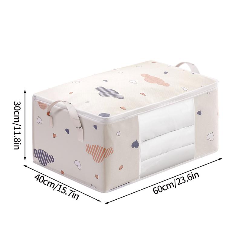 

Большая нетканая сумка для хранения одежды, складная сумка для шкафа, одеяло, одеяло, одежда, пылезащитная организация, экономящая место, ящик для хранения