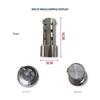 For QJMOTOR SRV600 Motorcycle Exhaust Muffler  Plug Noise Reduction Baffle Mod Parts