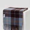 RECLOW OMBRE Two-tone Check Muffler SKY BLUE