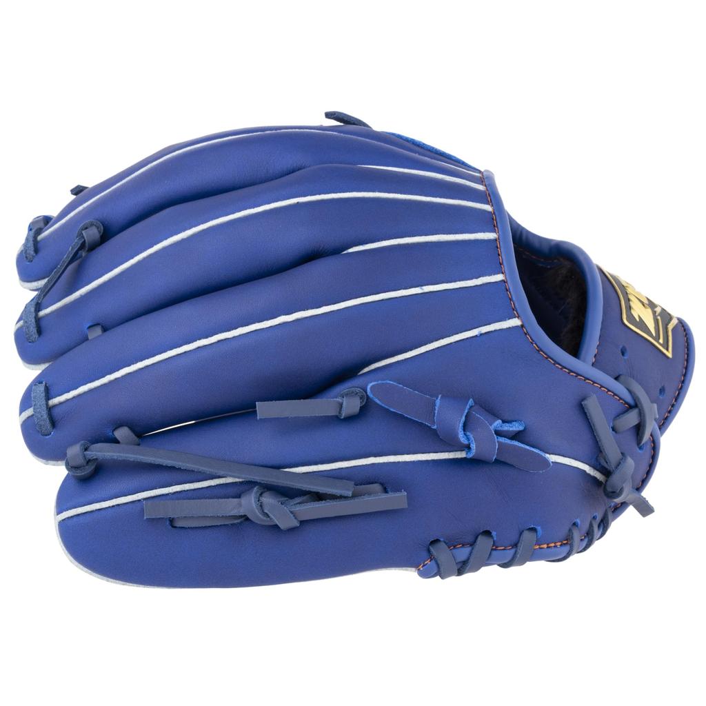 ZETT Youth Soft Steer Baseball Royal Size L heights BJG742640 Glove, All-Around, Right-Handed Throw, Blue, (For 140-155cm),