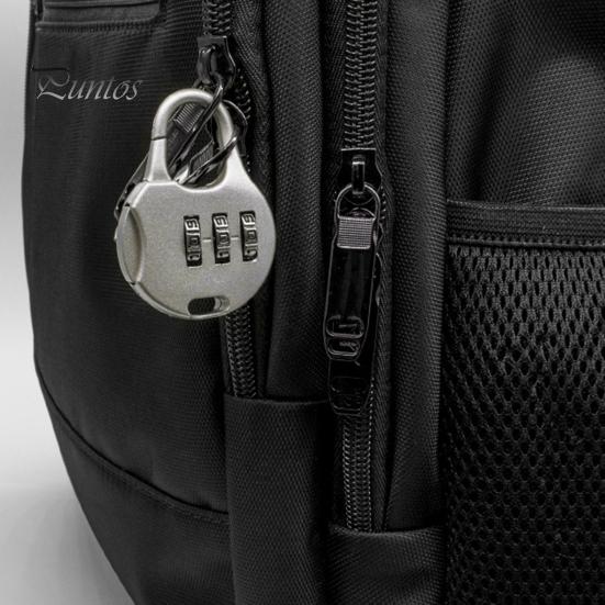 Combination Lock 3 Digit Padlock User-Friendly Compact Design Portable Multipurpose Resettable Travel Suitcase Password Lock