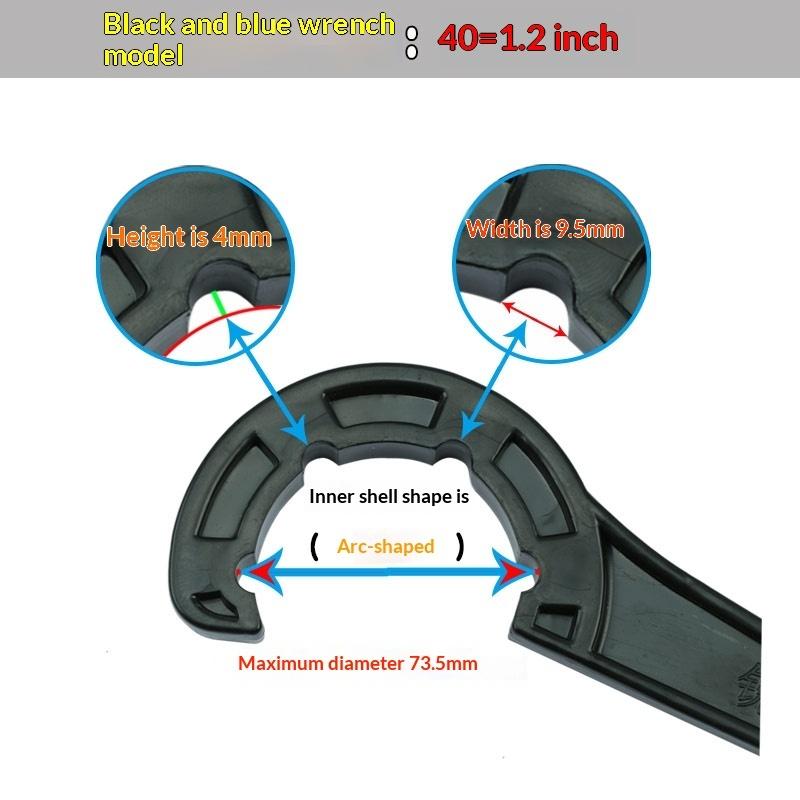 20/25/32/40/50Mm Pe Pipe Fast Connecting Fittings Wrench Pvc Tube Valve Lock Nut Special Wrench Irrigation Tubing Repair Tool