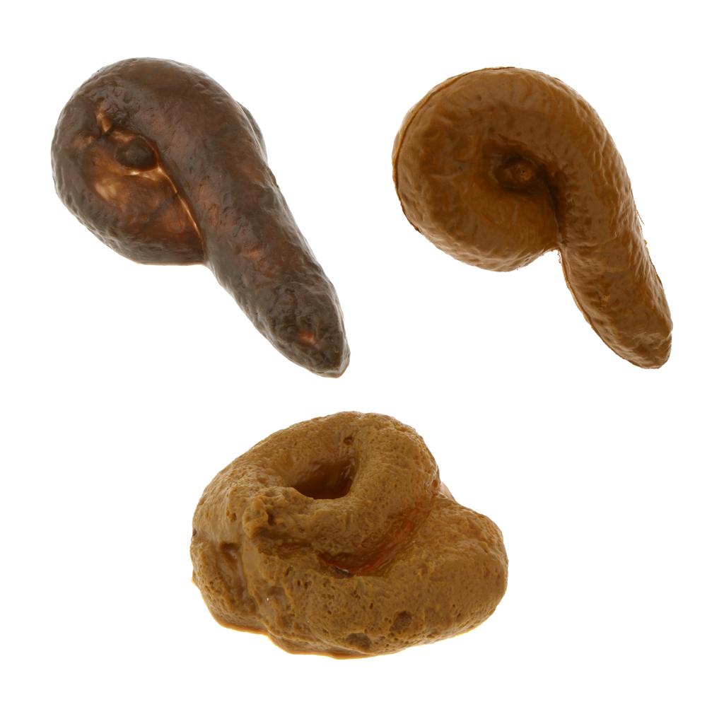 Realistic Plastic Fake Poop Stool Novelty Joke Gag Prank Toy Trick Props for Party Entertainment Use