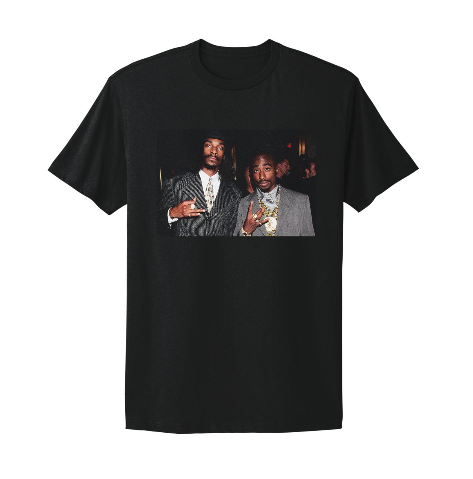 2Pac and Snoop Dog Unisex T-shirt Tupac Shakur and Snoop Dog Merch XXXL