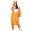 SAZAC Fleece Reindeer Costume, Gold