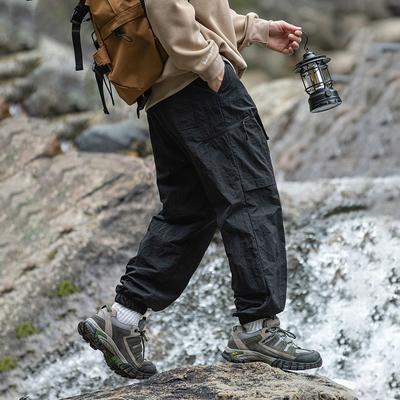 Herren Herbst Outdoor Freizeit Cargo Hose