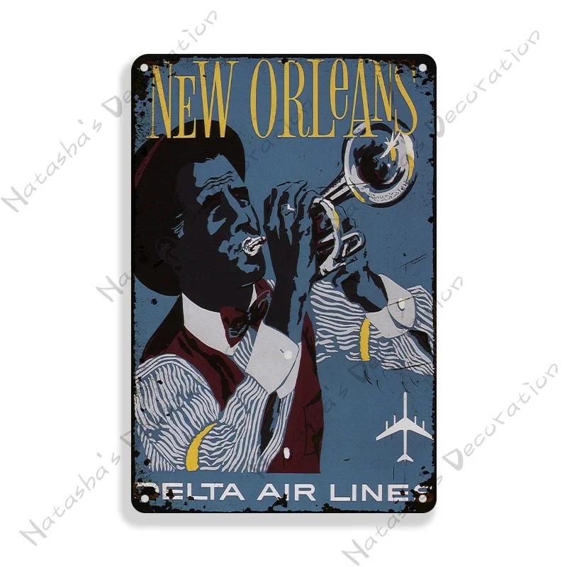 Classic Blues Metal Tin Sign Music Metal Poster Garage Cafe Wall Decor Old Fashion Metal Plaque Vintage Poster Wall Plate