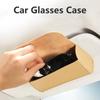 Hand-sewn Visor Glasses Holder High Grade Material Car Sunglasses Bracket Car Visor Mount