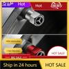 C200 E200 Nouveau 2025 Pour Mercedes Benz 4 Pièces Bouchons de Valve de Pneu de Voiture en Métal Couvercles de Poussière de Roue Accessoires Pour Mercedes Benz AMG W204 W203