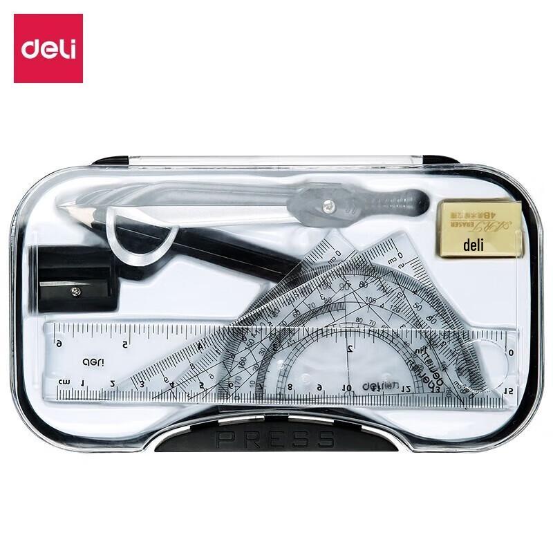 Deli Metal Drawing Compass & Geometry Set