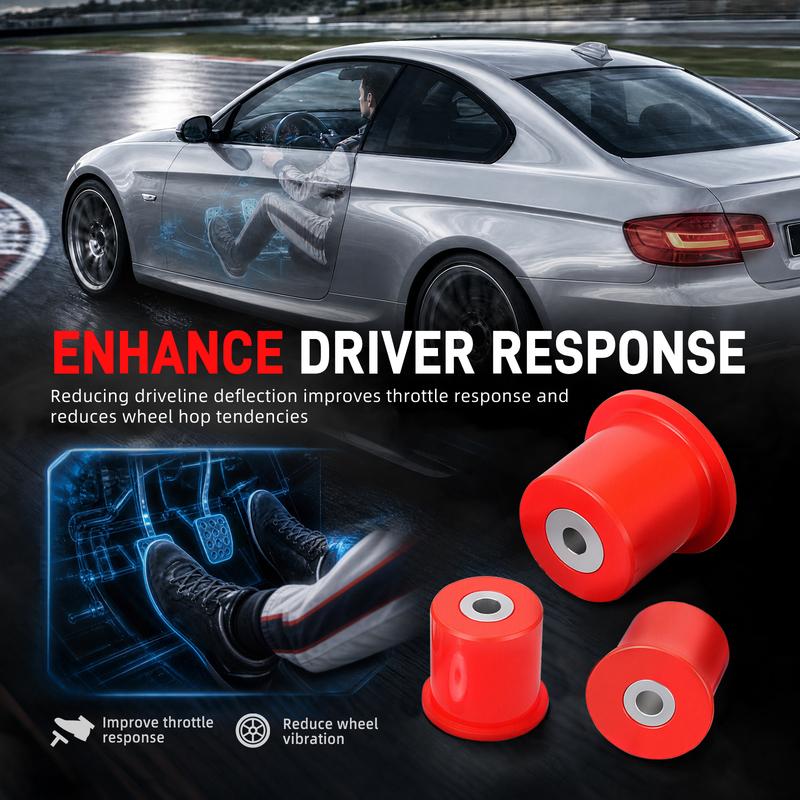 Boccole Poliuretaniche 80A per Supporto Differenziale per BMW E90 E91 E92 E87 E82 E93 E81 E88, Sostituiscono 33176770866, 33176760288