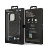 Etui do iPhone 14 Pro BMW Leather Carbon Czarne
