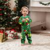 Parent-child Christmas Print Home Suit Long-sleeved Top And Pants