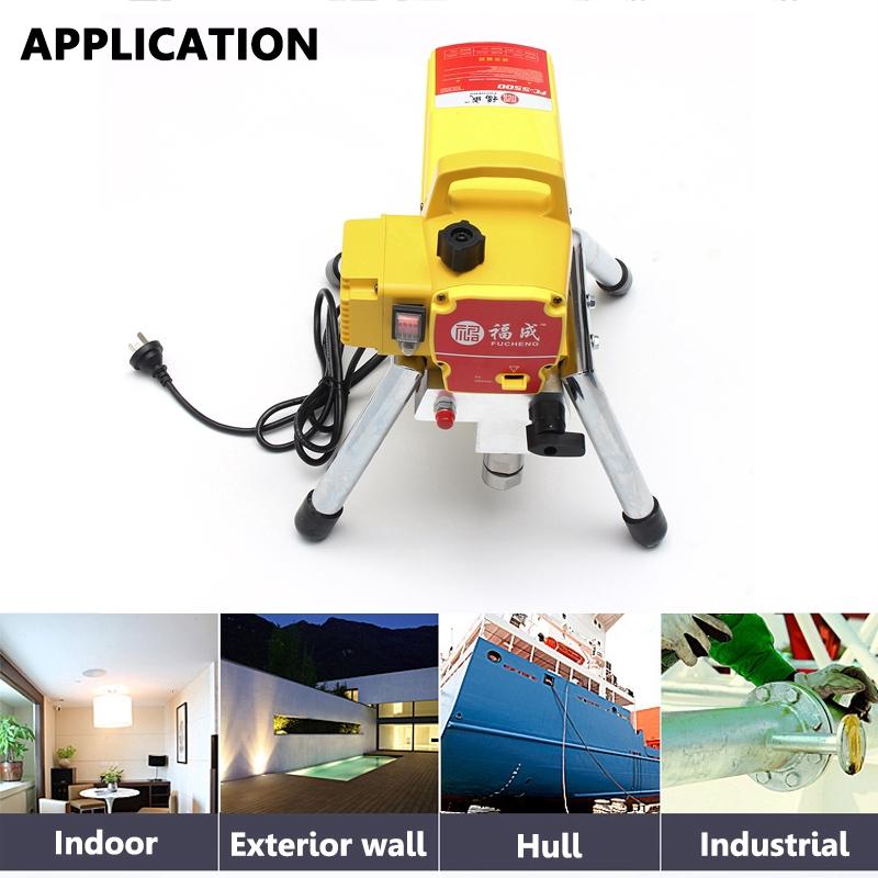2200W 220V 6000Psi Professional High Pressure Airless Spraying Machine Electric Airless Paint Sprayer Wall Spray Machine