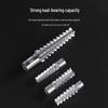 Serrated Metal Expansion Screw for Light Cement Walls - Christmas Tree Barbed Tube