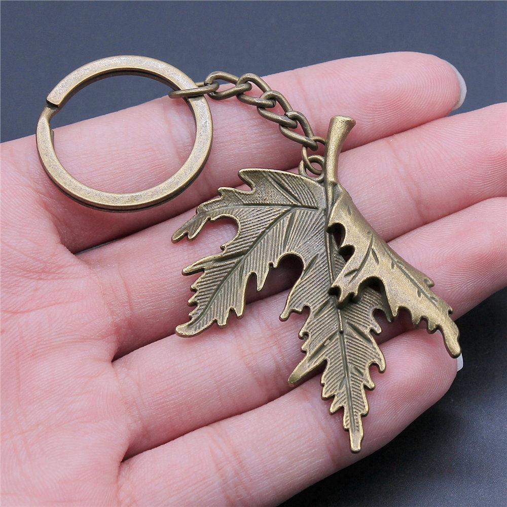 28mm Key Ring Mushroom Branch Leaf Kids' Jewelry Materials QY030