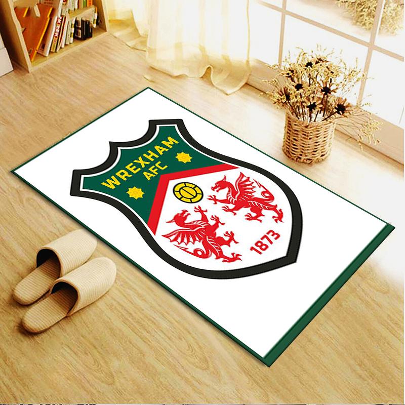 Nuovo Tappeto Wrexham AFC 2025 per Soggiorno Camera da Letto Casa Decorazione Divano, Tappetino Antiscivolo per Giochi Bambini