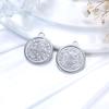 Luxury European & American Retro Roman Coin Charm Pendant for DIY Bracelets & Necklaces - Stainless Steel Jewelry Accessory