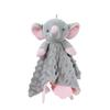 Personalized Baby Security Blanket Teether Plush Stuffed Toy Custom Blanket Comforter Bunny Elephant Soothe Appease Baby Gift