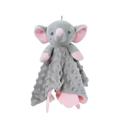 Personalisierte Baby-Sicherheitsdecke Beißring Plüschtier Kuscheltier Kaninchen Elefant Beruhigen Babygeschenk