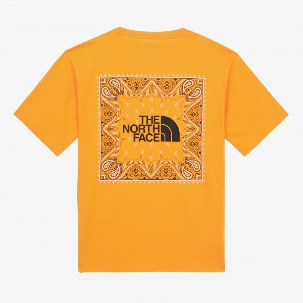 The North Face Men S ShorT Sleeve T ShirT Bandana nT7ur13f Mango