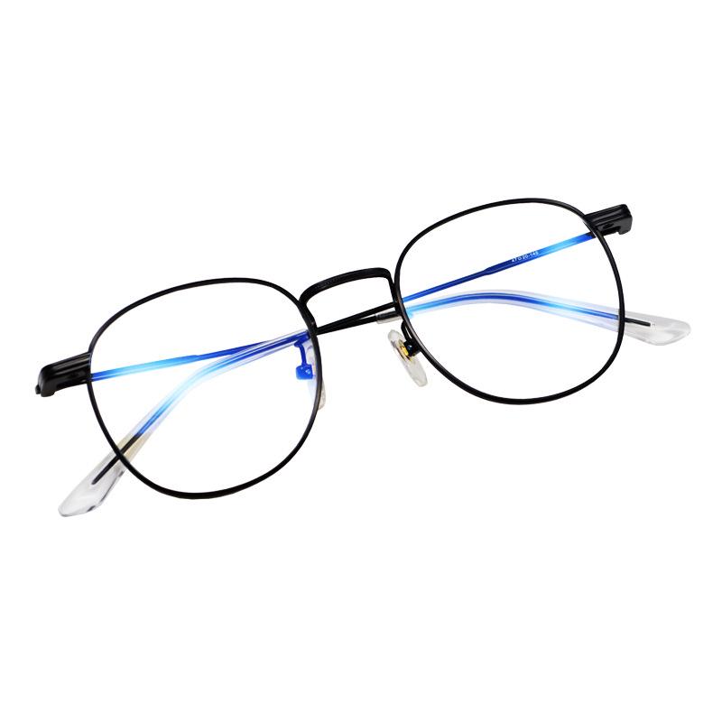 Unisex Ultra-Light Pure Titanium Oval Myopia Glasses Frame - Fashionable Korean Style Optical Frame
