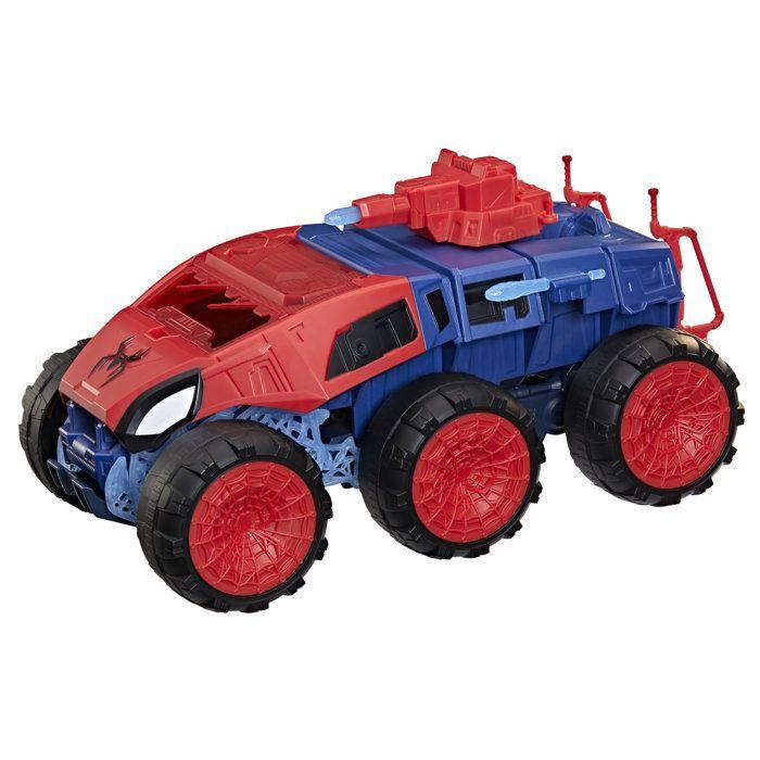 Spiderman Super Tank with Jaw 2-in-1, 11.5 Cm Figure Set with Vehicle, Superhero Toys and Figures, from 4 Years