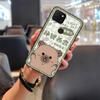 Anti-dust Silicone Phone Case For TCL T-Mobile Revvl 5G Cartoon Couple Full Wrap Dirt-resistant Anti-knock TPU Durable