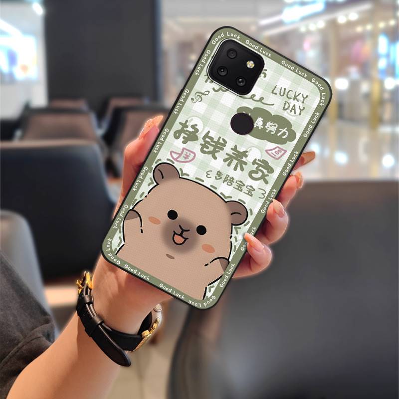 Anti-dust Silicone Phone Case For TCL T-Mobile Revvl 5G Cartoon Couple Full Wrap Dirt-resistant Anti-knock TPU Durable