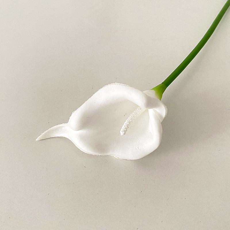 Mini Calla Lily Artificial Bouquet - Fake Flowers for Wedding & Home Decoration