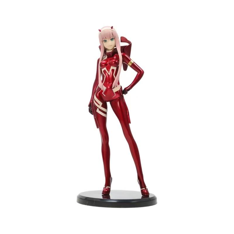 DARLING in the FRANXX  Anime Action Figure Zero Two 24cm Cartoon Statue Model Collection Toys Desk Decoration Dolls Gifts