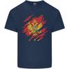 Torn Montenegro Flag Montenegrin Day Football Unisexs Light Cotton TShirt