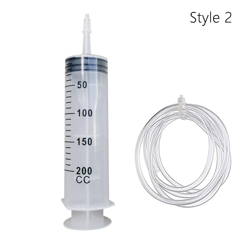 Plastic Big Syringe Large Capacity Feeding Ink Pump Measuring Reusable 150ml-500ml Hose Syringe
