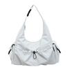 New Nylon Solid Zipper Large Capacity Casual Tote Bag 2026 Hot Sale Sweet Versatile Bags Daily Commute Versatile Crossbody Bags
