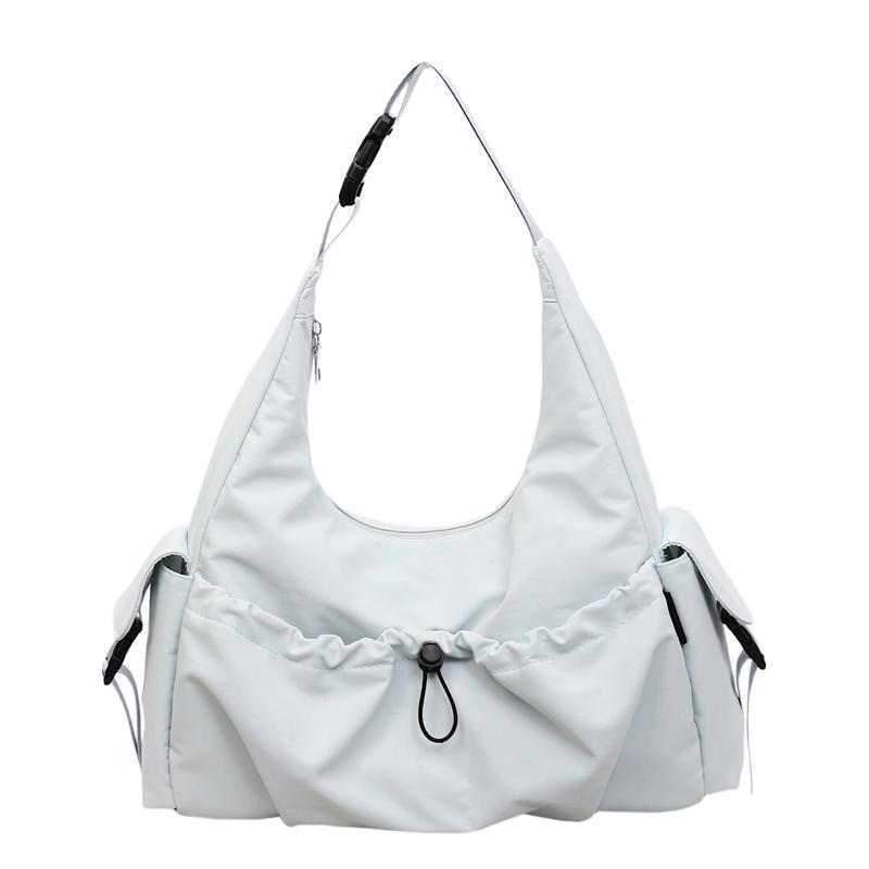 New Nylon Solid Zipper Large Capacity Casual Tote Bag 2026 Hot Sale Sweet Versatile Bags Daily Commute Versatile Crossbody Bags