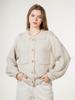 Newin Collar Button Oversized Knit Cardigan