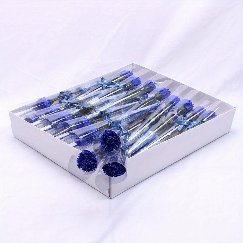 1Pcs Bath Artificial Carnation Soap Flower Party Mother's Day Gift Decoration Valentine's Day Gift